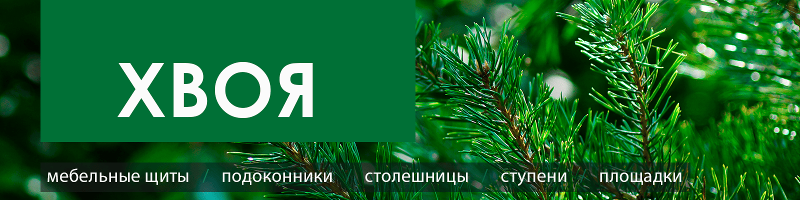 Хвоя – продукция