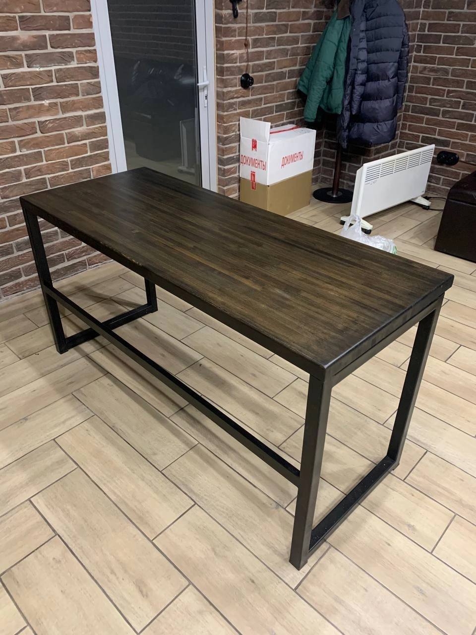 Столешница из лиственницы покрытая колерованным маслом